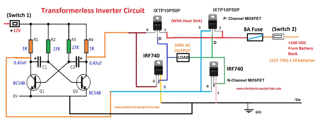 Transformerless Inverter Circuit