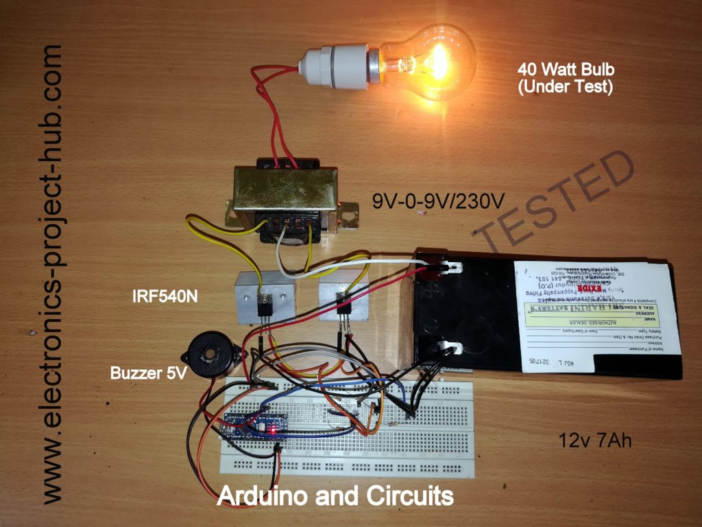 Simple Arduino Inverter Circuit