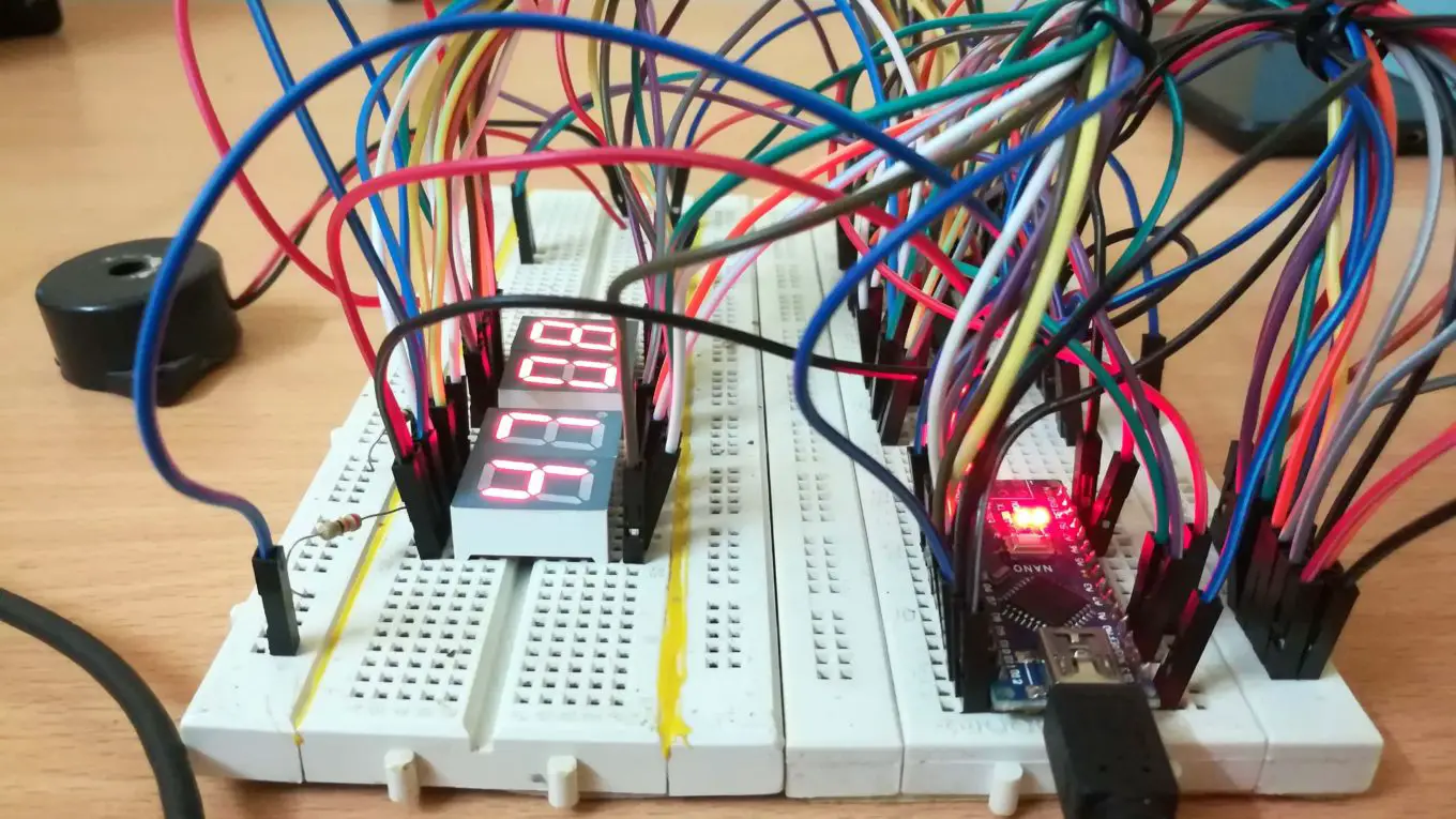 Countdown Timer Circuit Working Prototype