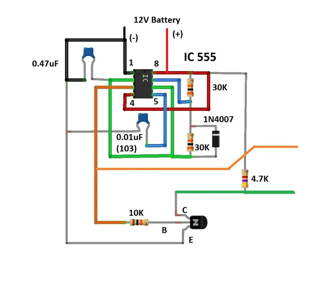 50Hz Generator Using IC 555
