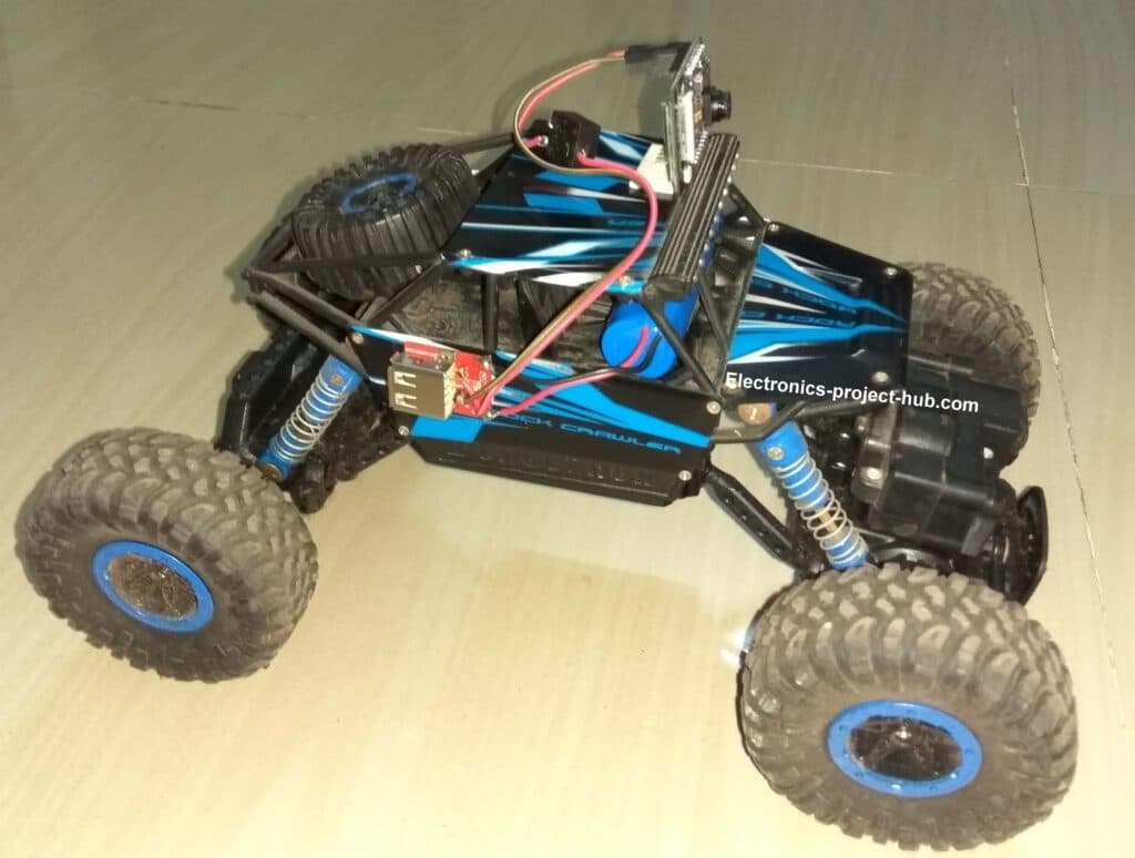 ESP32 CAM video streaming from RC car